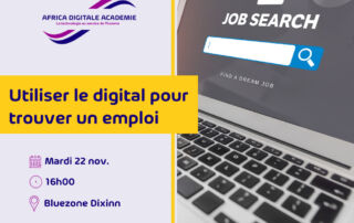 Rechercher emploi numérique Guinée avec le digital