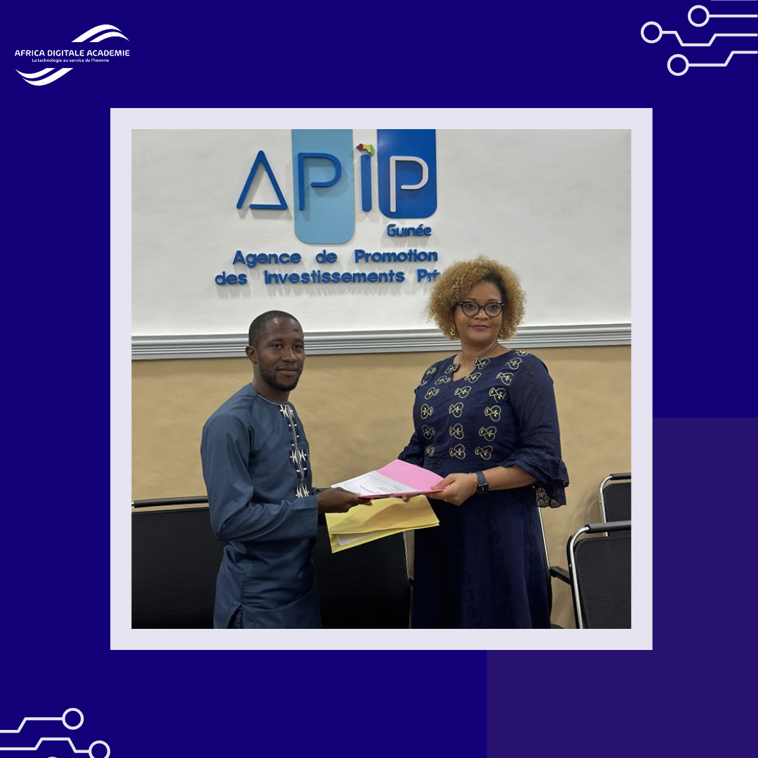 Signature convention partenariat avec l’APIP pour l’accompagnement des entrepreneurs guinéens